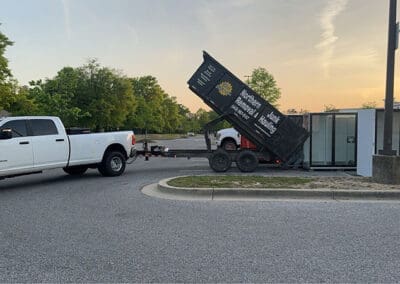 Picking up glass cabinets